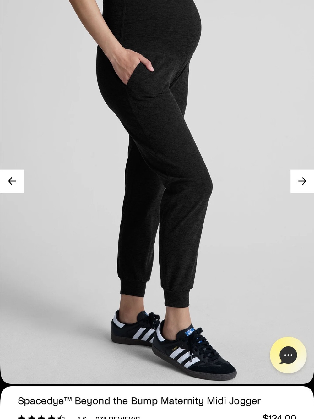 beyond yoga Spacedye™ Beyond the Bump Maternity Midi Jogger M .PRICE FIRM !